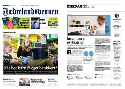 Fædrelandsvennen – 30. mai 2018