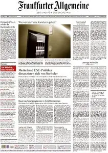Frankfurter Allgemeine Zeitung mit RMZ vom 21. Oktober 2010