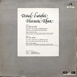 Ustad Latafat Hussain Khan - Raga Miyan Ki Todi & Gara Kanda (1983) {Music India} **[RE-UP]**