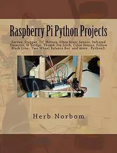 Raspberry Pi Python Projects: Pyhton3 Tkinter/Ttk, Clock,Temperature, Tactile, Ultra Sonic & Color Sensor, Servo, Stepper