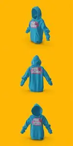 Teens or Kids Hoodies Mockup