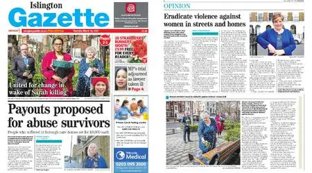 Islington Gazette – March 18, 2021