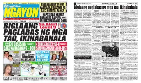 Pilipino Star Ngayon – Oktubre 19, 2021