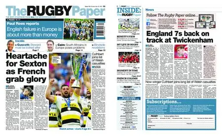 The Rugby Paper – May 29, 2022