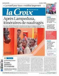 La Croix Du Lundi 06 Octobre 2014