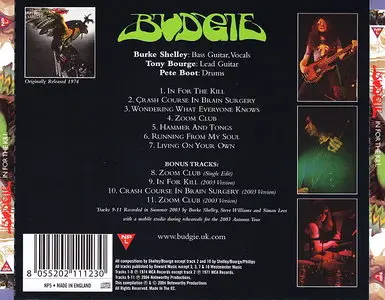 Budgie - In For The Kill! (1974) [Remastered 2004] Re-up