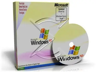 Ghost Windows XP SP3 Pro With Seven Black Style
