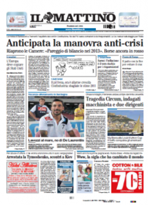 Il Mattino del 06 Agosto 2011