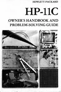 Hewlett Packard Scientific Calculator 11c Owner's Handbook