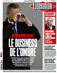 Libération du Jeudi 9 Novembre 2017