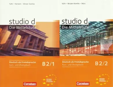 studio d: Deutsch als Fremdsprache - Die Mittelstufe B2: Band (B2: Band 1, 2) + Audio