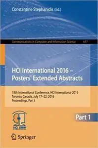 HCI International 2016 – Posters' Extended Abstracts, Part I
