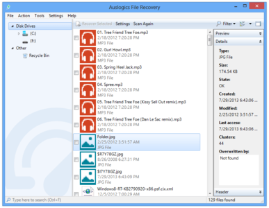 Auslogics File Recovery 5.1.0.0