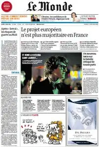 Le Monde du Mardi, 20. Mai 2014