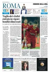 Corriere della Sera Roma – 16 dicembre 2019