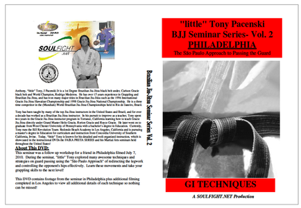 "little" Tony Pacenski BJJ Seminar Series (Vol.2) - Philadelphia