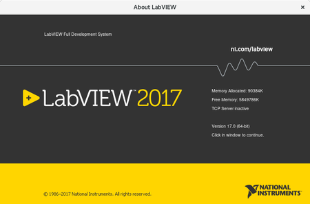 LabVIEW 2017 Linux
