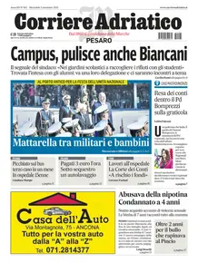 Corriere Adriatico Pesaro - 5 Novembre 2025