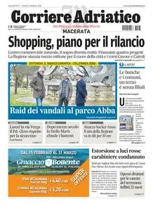 Corriere Adriatico Macerata - 27 Febbraio 2025