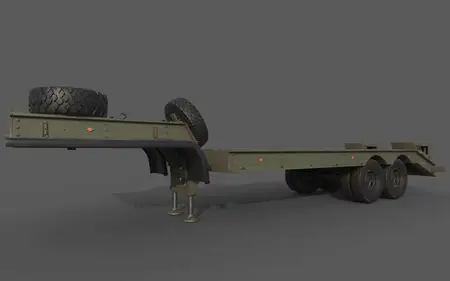 Tank Trailer - 3D Model