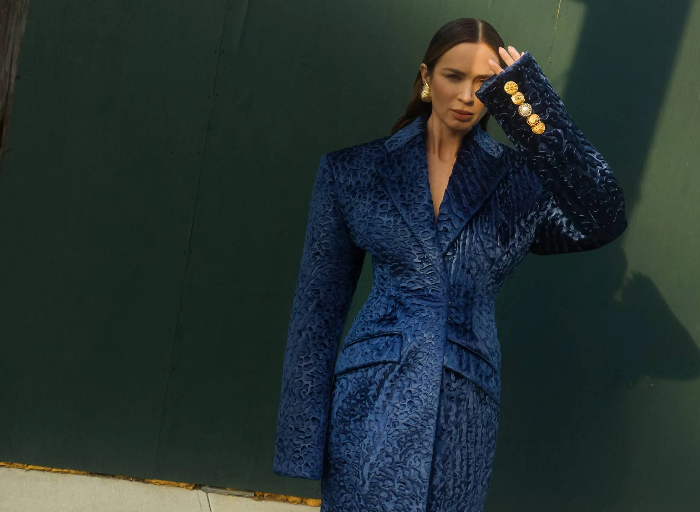 Emily Blunt by Jason Nocito by ELLE US December 2025-January 2026