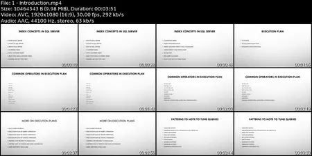 Understanding Execution Plans and Indexes in SQL Server