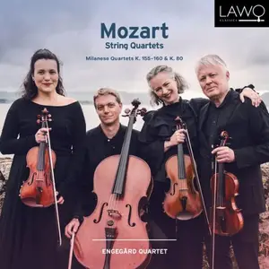Engegard Quartet - Mozart String Quartets - Milanese Quartets K. 155-160 & K. 80 (2025)