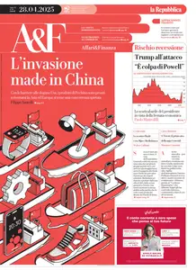 la Repubblica Affari & Finanza - 28 Aprile 2025
