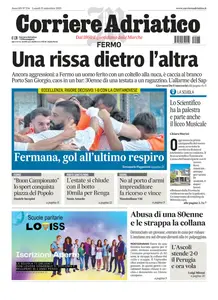 Corriere Adriatico Fermo - 15 Settembre 2025
