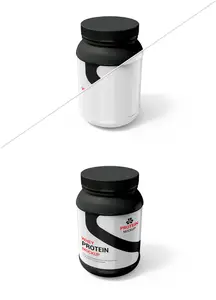 Protein Powder Supplement Jar Mockup 1703812591
