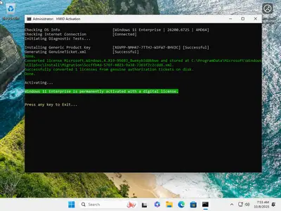Windows 11 Enterprise 25H2 Build 26200.6725 (No TPM Required) Multilingual Preactivated