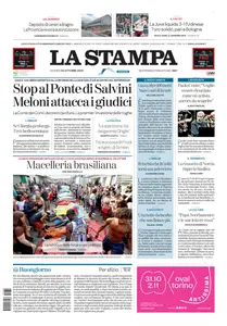 La Stampa Savona - 30 Ottobre 2025