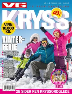 VG Kryssord - 9 Februar 2026