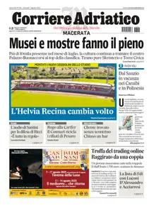 Corriere Adriatico Macerata - 7 Agosto 2025