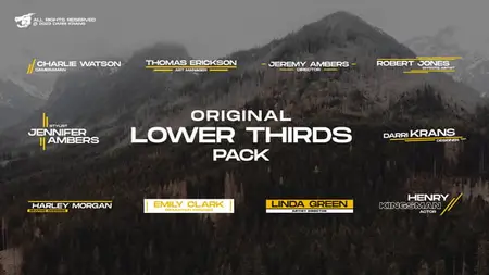 Lower Thirds Pack / DR 56788692