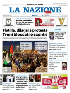 La Nazione Arezzo - 3 Ottobre 2025
