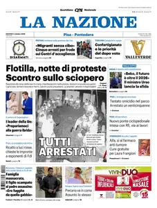 La Nazione Pisa Pontedera - 2 Ottobre 2025