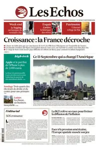 Les Echos du Vendredi 11 et Samedi 12 Septembre 2026