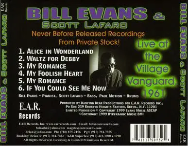 Bill Evans - And Scott LaFaro At The Village Vanguard (1961) {EAR Records rel 1999}