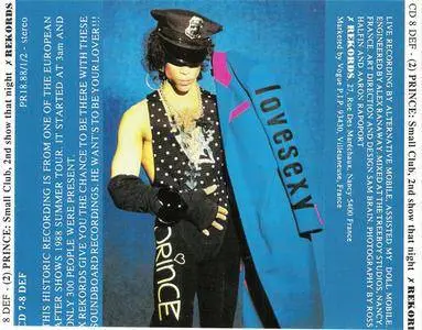 Prince - Small Club: 2nd Show That Night (2CD) (1988) {X Rekords} **[RE-UP]**