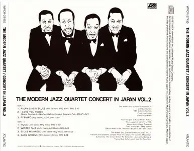 The Modern Jazz Quartet - Concert In Japan Vol.2 (1966) {2013 Japan Jazz Best Collection 1000 Series 24bit Remaster WPCR-27455}