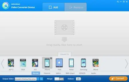 Adoreshare Video Converter Genius 1.0.0.0 Build 1887