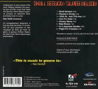Oliver Nelson - Skull Session (1975) {Flying Dutchman--BMG 74321887132 rel 2002}