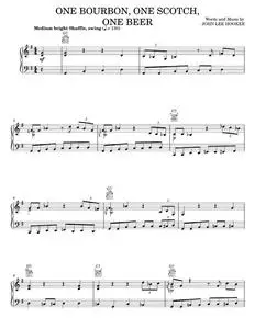 One Bourbon, One Scotch, One Beer - George Thorogood, George Thorogood & The Destroyers, John Lee Ho (Piano-Vocal-Guitar