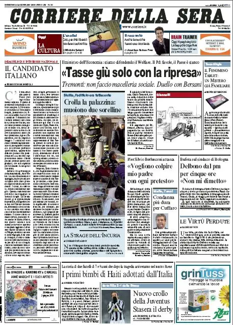 Il Corriere della Sera (24-01-10)