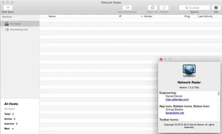 Network Radar 1.2.3 Multilingual Mac OS X