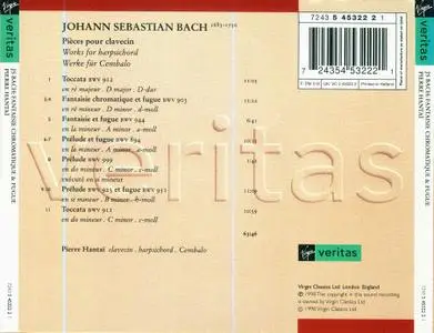 Pierre Hantaï - Johann Sebastian Bach: Pieces pour clavecin / Works for harpsichord  (1997/1998)
