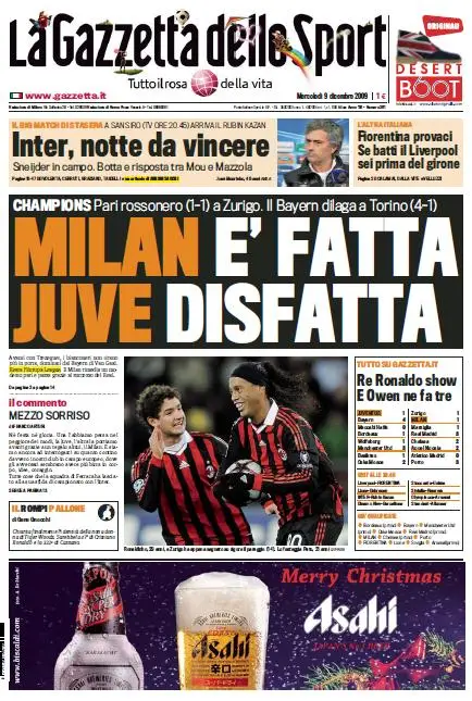 La Gazzetta dello Sport (09-12-09)
