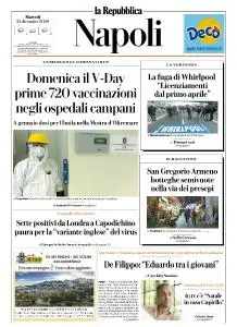la Repubblica Napoli - 22 Dicembre 2020