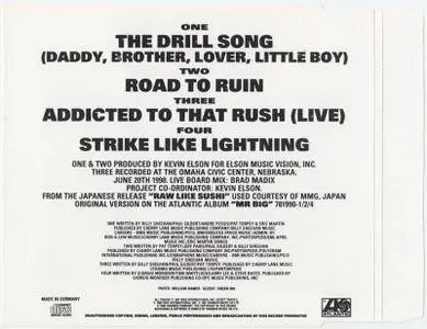 Mr. Big - The Drill Song (Daddy, Brother, Lover, Little Boy) (1991)